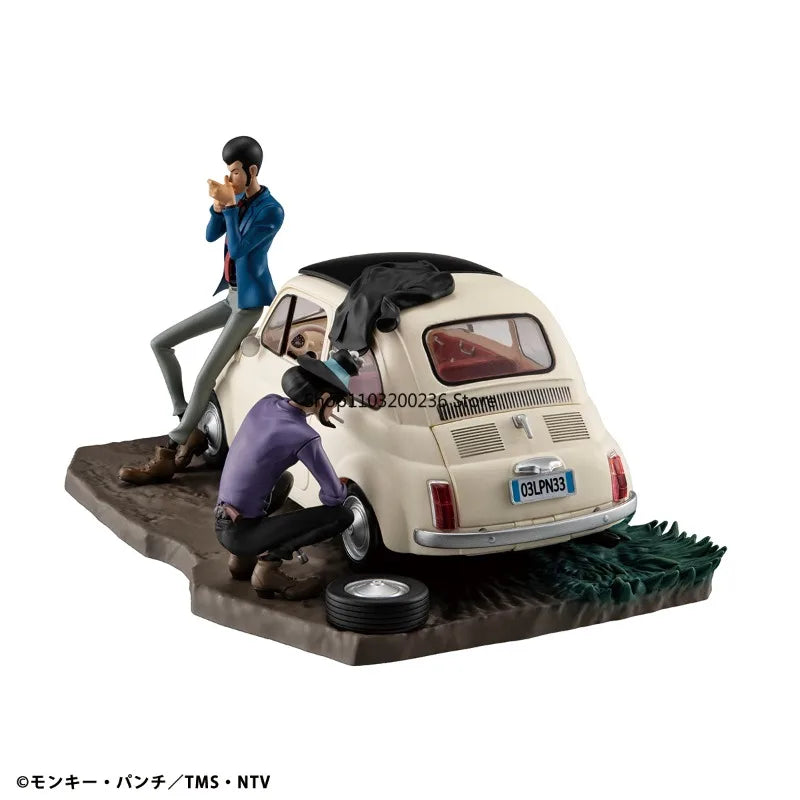 Original Lupin III LUPIN THE GALLERY Punk At Dawn Lupin The Third PVC Action Figure Model Hobbies Collectible Desktop Ornaments