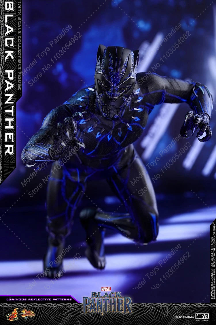 HotToys HT MMS470 1/6 Collectible Toys Black Panther 2.0 Men Soldier Super Hero 12inch Action Figure Model Gifts