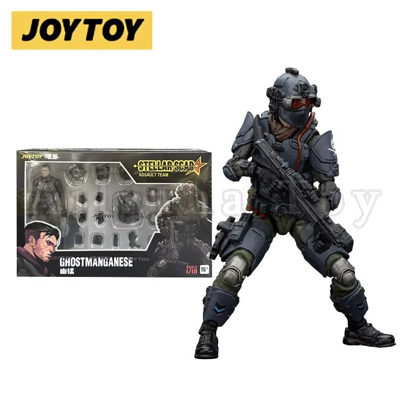 JOYTOY 1/18 3.75 Action Figures Military Armed Force Series Anime Model Gift