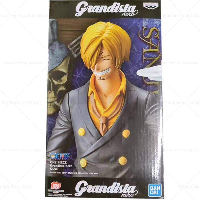 Bandai In Stock Banpresto GRANDISTA Nero Anime One Piece Sanji Action Figures Collection Model Toys Gift DT