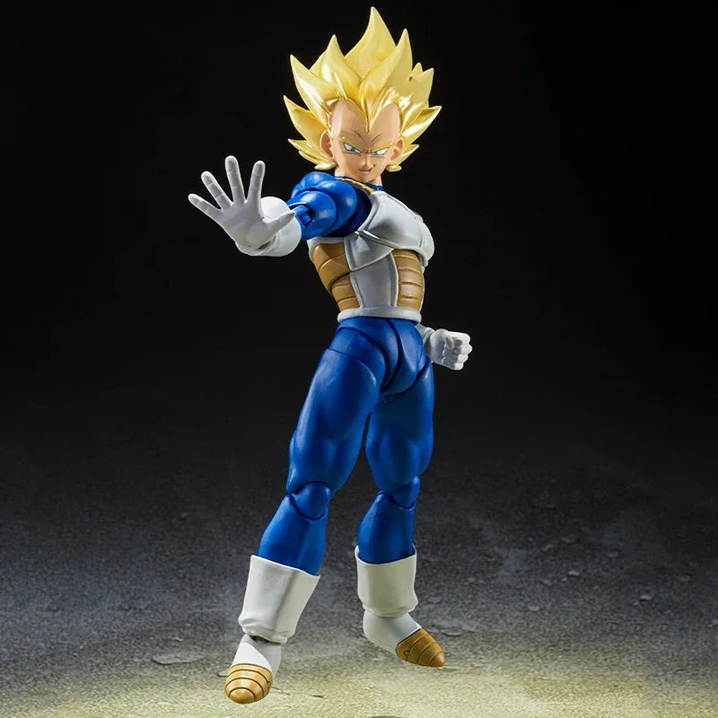 Super Saiyan Vegeta S.H.Figuarts Dragon Ball Z DBZ Action Figure Model Toys Room Ornament Gift