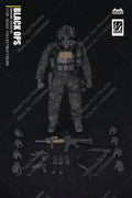 HASUKI SA01 1/12 Men Soldier Special Forces Black Ops Warrior With Equipment Package Full Set 6inch  Action Figure Collection