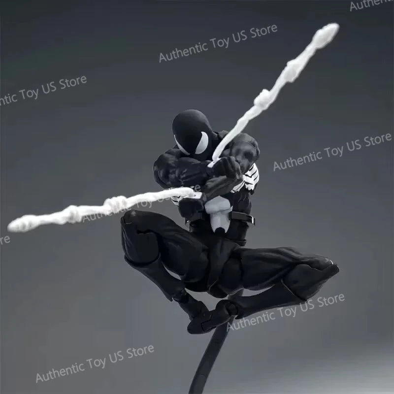 In Stock Mess Toys Spider Man Symbiote Spiderman Messtoys Black Suit Neighbor Scarlet Spider Anime Action Figure Gifts Toys