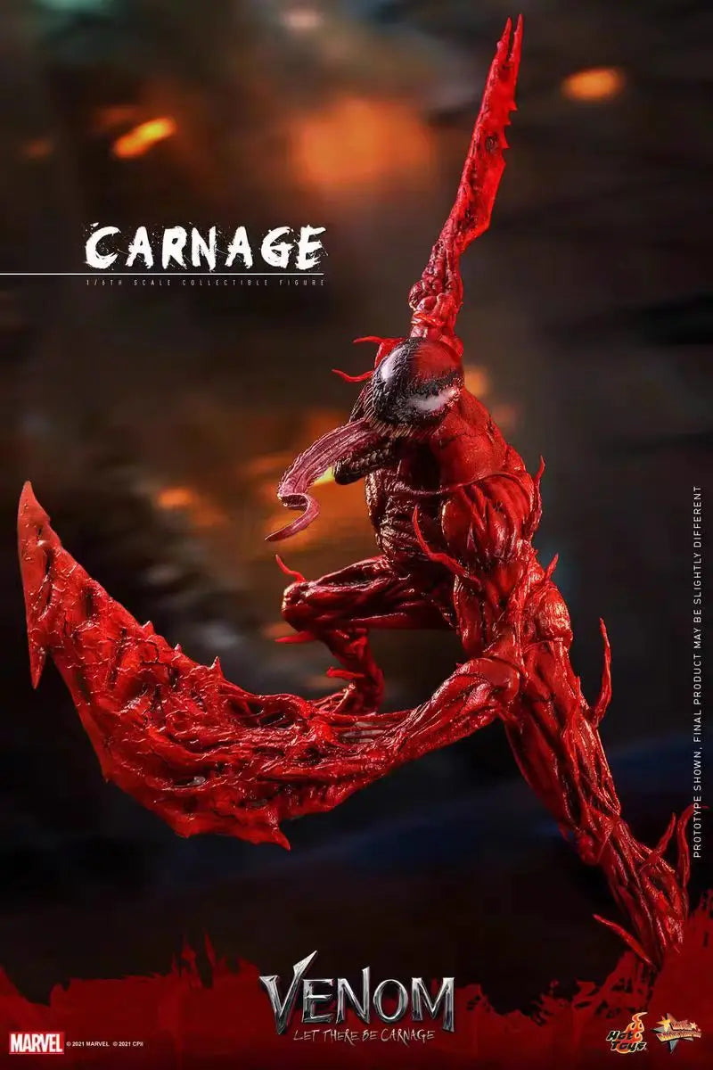 【MT】Hot Toys Marvel MMS620 Venom: Let There Be Carnage Carnage Deluxe Edition 1/6 Action Figure Collection Toys