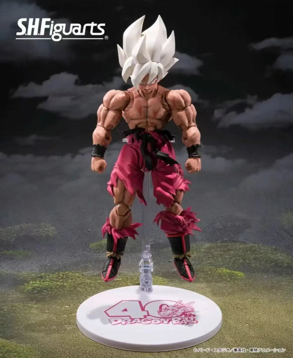 100% Original Bandai SHF Son Goku Legend Super Saiyan Genki Tian Festival Dragon Ball Genki Festival Model Toy Figure