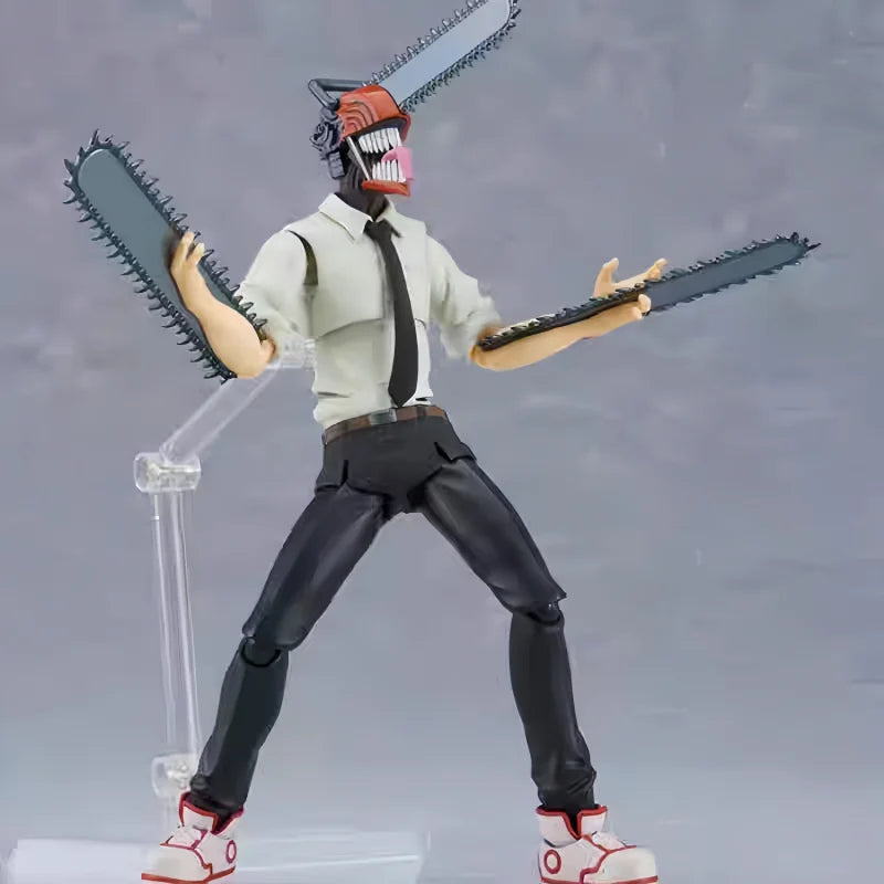 Neuer Verkauf Figma Max-586 Kettensäge Denji Hochwertige bewegliche Actionfigur Spielzeugmodell Ornament Dekoration Überraschungsgeschenk Spielzeug