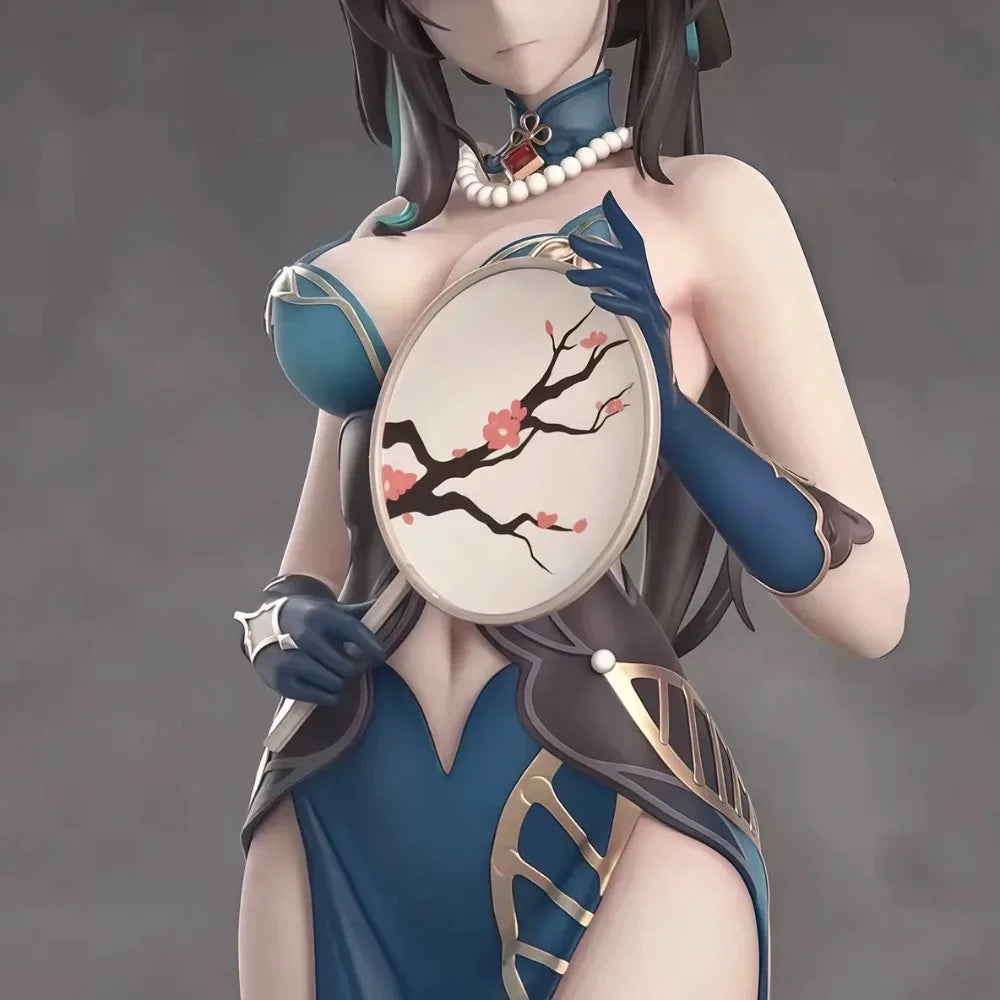 New Honkai Star Rail Ruan Mei Figure 24cm, Qipao Cheongsam Chinese Dress PVC Statue Collection Model Desktop Decor Anime Gift