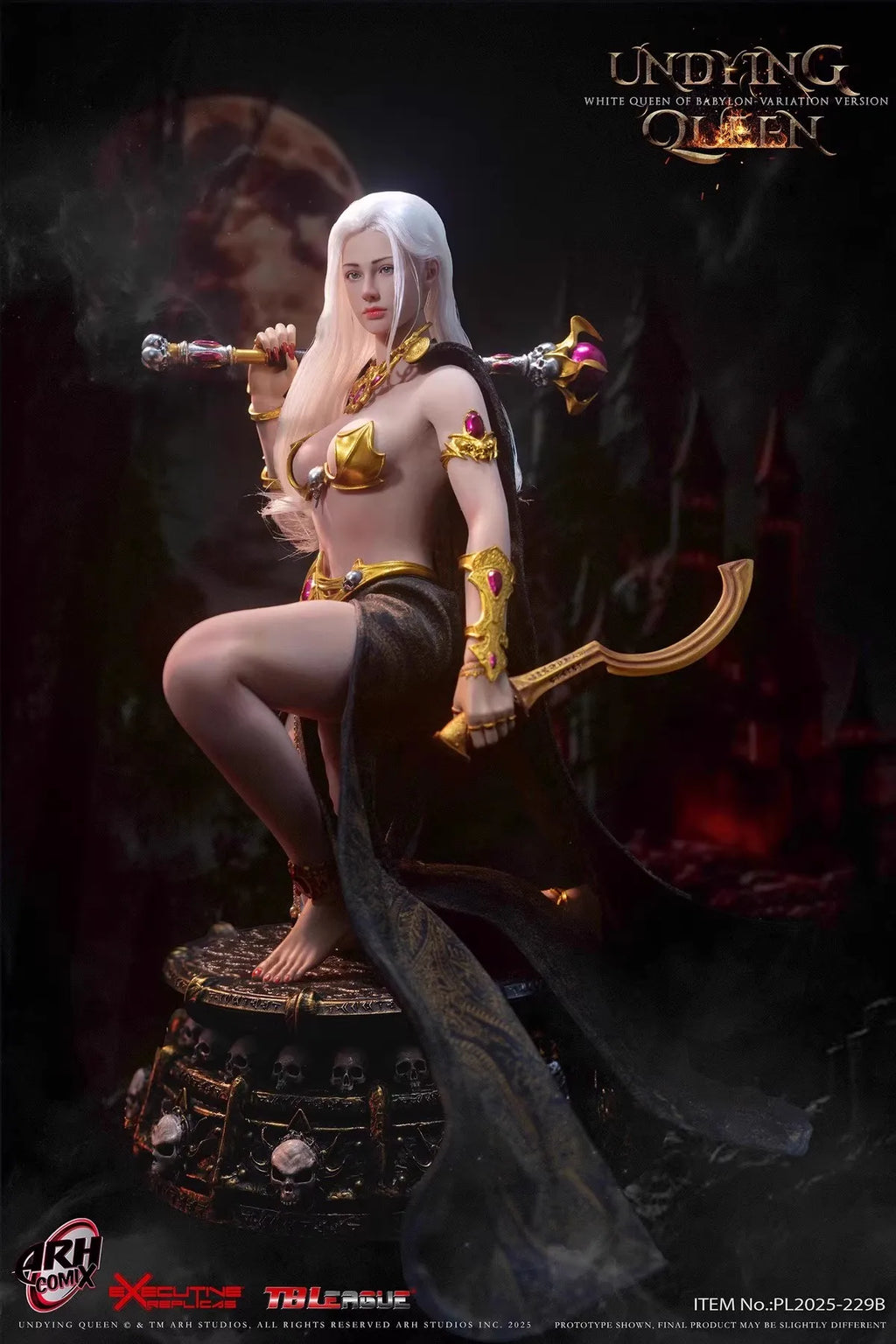 TBLeague PL2025-229 1/6 Soldier Queen of Babylon Movable Eyes 12'' Action Figures Model Toy In Stock