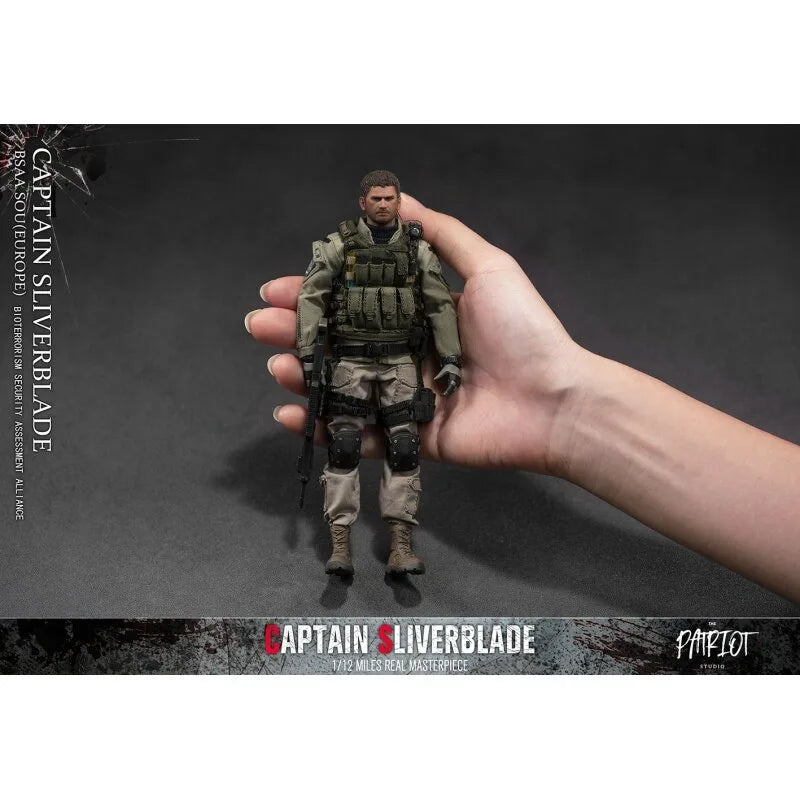 Presale 1/12 Resident Evil Movable Joint Military Dolls Action Figures Model for 6-inch Soldiers Collect Ornaments Display