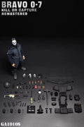 Easy&Simple ES GA1010S 1/6 Scale Soldier Bravo 0-7 Kill Black Version Full Set 12" Action Figure Model Toy In Stock