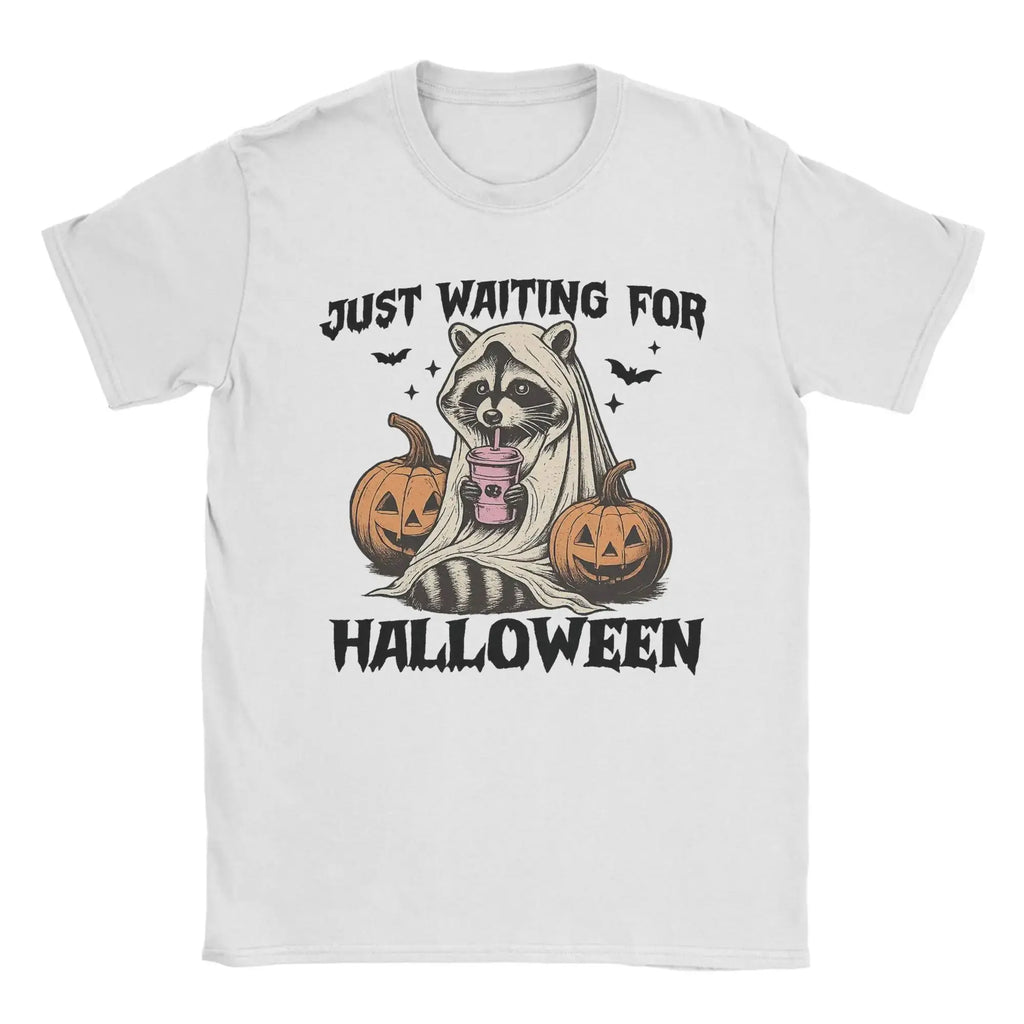 Loween Skeleton Trump Pumpkin Ghost Funny T-irt Damen Ciwalk PU Leder Neun Sve Rund Ne Cleanfit Sle