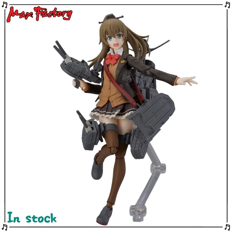 Original Max Factory Figma#423 Fleet Collection Kumano Anime Figure Model Toy Gift Collection