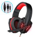 A7 Kopfhörer Wired Gaming Headset Ohrhörer Musik Für computer Mit Mikrofon Headset Stereo SVirtual Surround Bass LED Licht Gamer