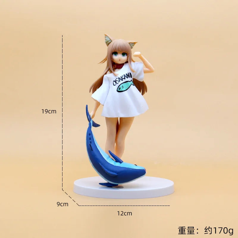 Miku Sakura Lolita Bunny Ears Girl Pillow Miku Swimming Ring Pajamas Rem Rabbit Hug Qiong Mei Figure Anime Cosplay Cushion Doll