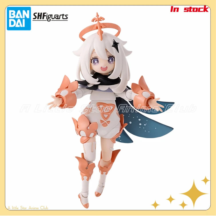 In Stock Original BANDAI S.H.Figuarts Genshin Impact Paimon Action Figure Model Collection Toys