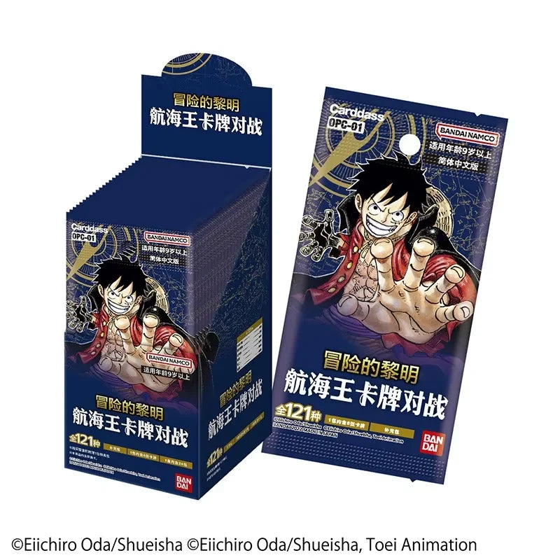 In Stock 2025 Bandai Genuine One Piece Opcg Tcg Game Card Chinese Version Op13 Carrying On His Will Collection Card Toys