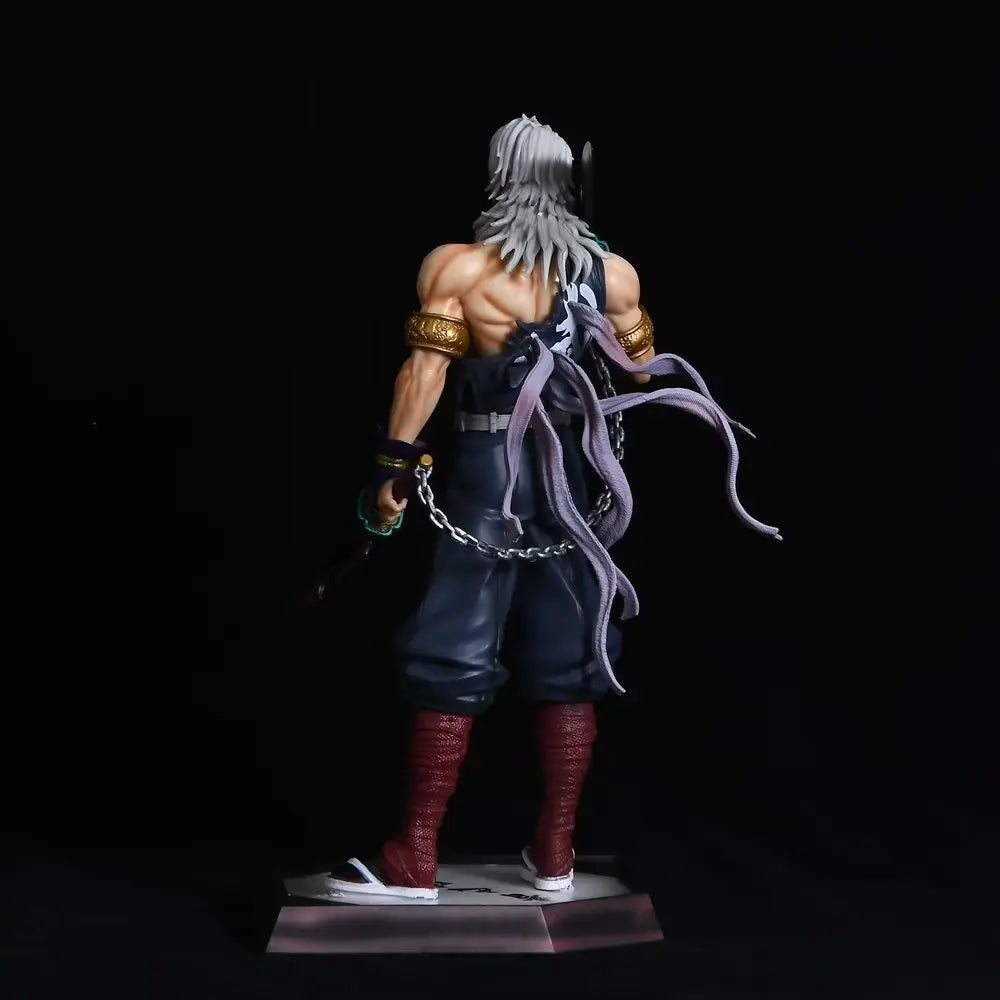 30CM Anime Demon Slayer Uzui Tengen Standing posture Action Figures PVC Model Desktop Decoration Toys Doll Gifts