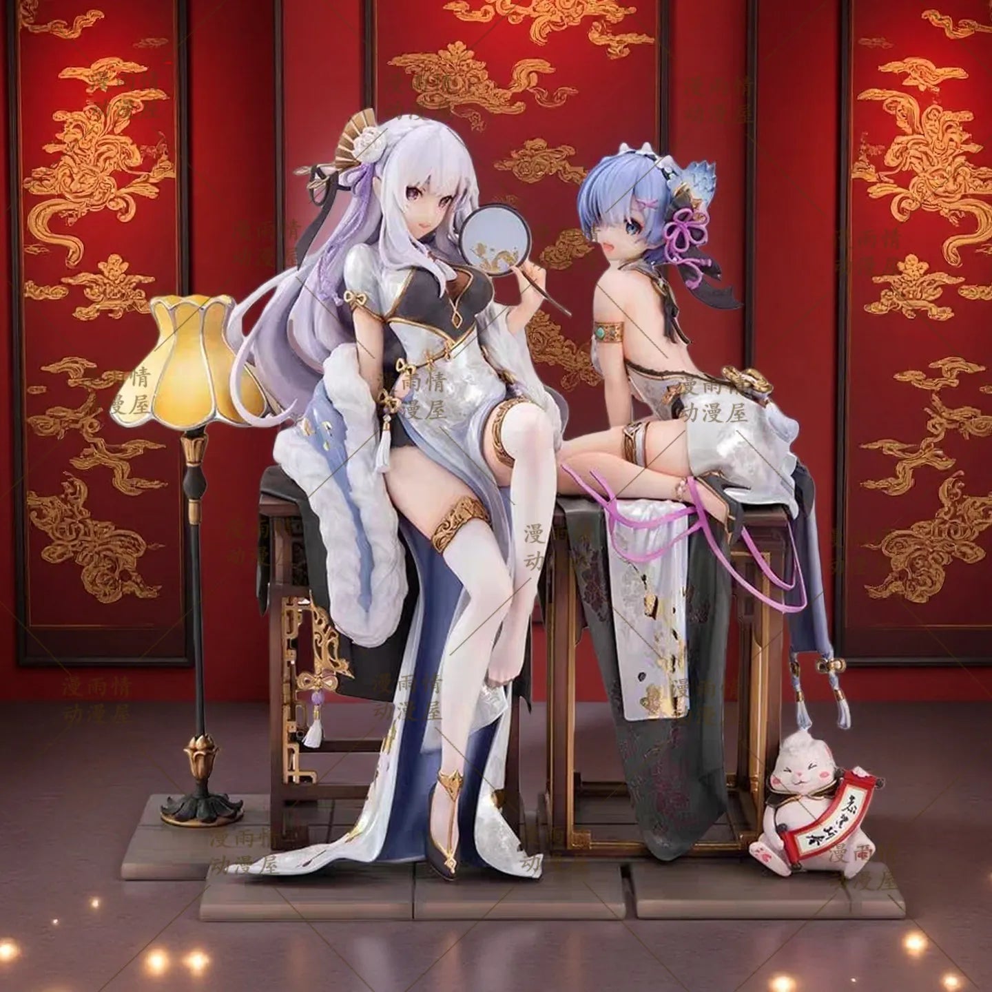 23cm Re:Life In A Different World From Zero Emilia Anime Figures Emilia Rem Action Figures Pvc Model Ornamen Toys Doll Gifts