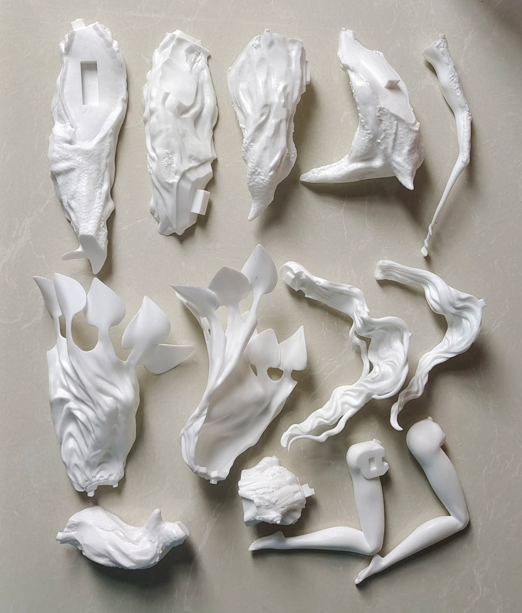 1/7 Anime The Greater Lord Rukkhadevata Genshin Impact Kit kawaii Resin GK DIY White Assembly GK Model Statue Toys doll Collect