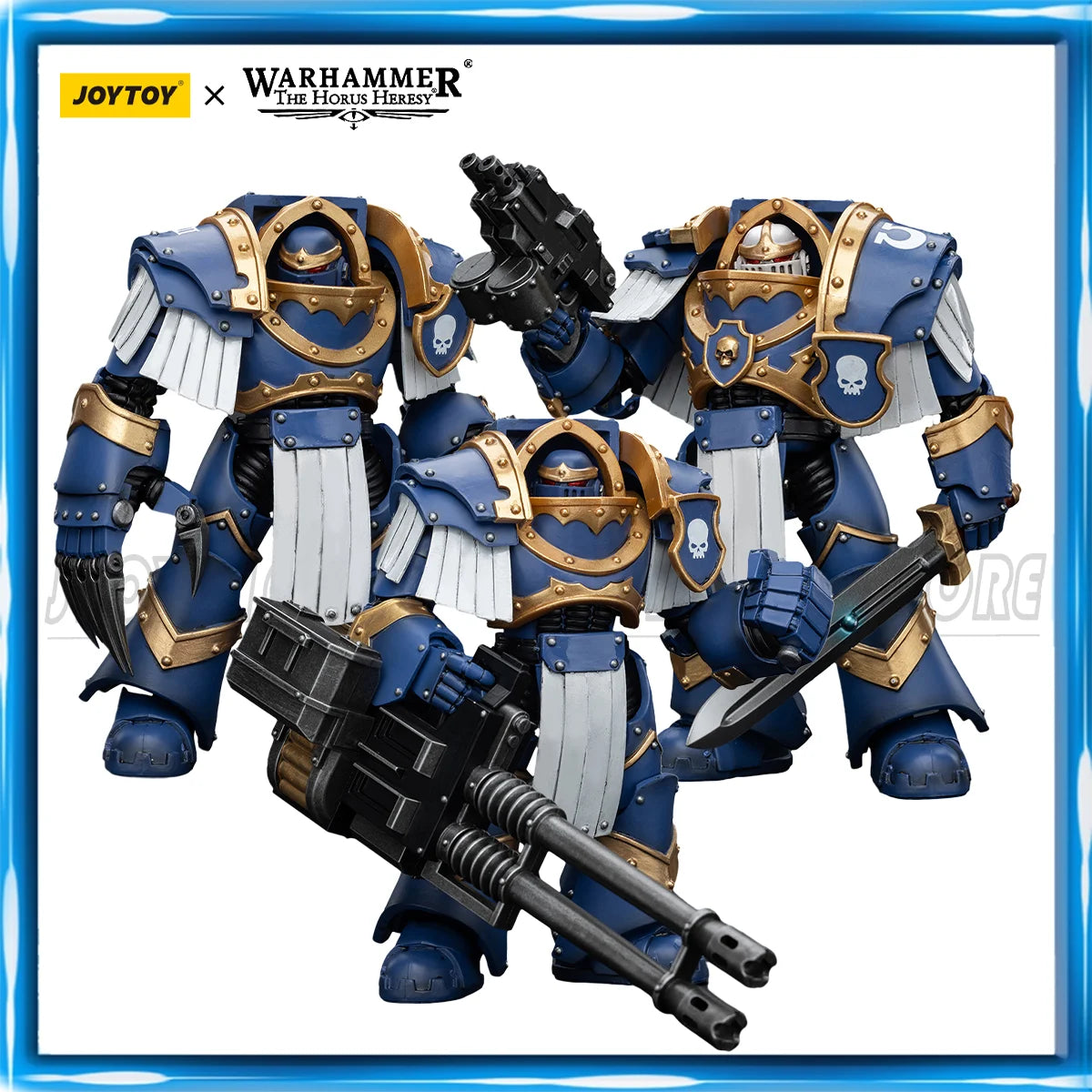 JOYTOY Warhammer 40K 1/18 Actionfigur Ultramarines Cataphractii Terminator Squad Anime Figuren Spielzeug Modell