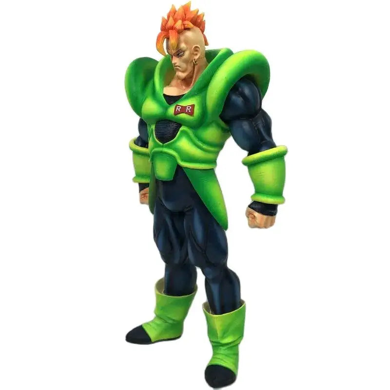 41 cm Anime Dragon Ball Lchiban Actionfigur ANDROID #16 Statue PVC bewegliche Sammlung Puppe Super Saiyan Gk Figur Modell Spielzeug