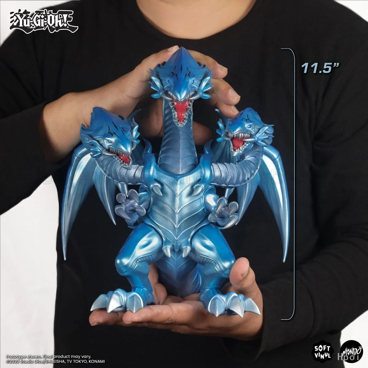 Original Mondo Yu-Gi-Oh! - Blue Eyes Ultimate Dragon Soft Vinyl Figure Limited Edition Toys Model Ornaments