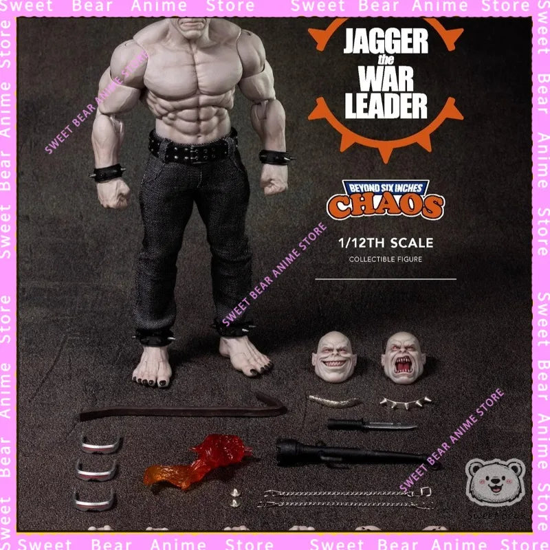 Pre-Order CHAOS003 Batman VS Jagger Prophet Mutant Leader 1/12 Scale Action Figure Anime Model Trendy Toys Desktop Doll