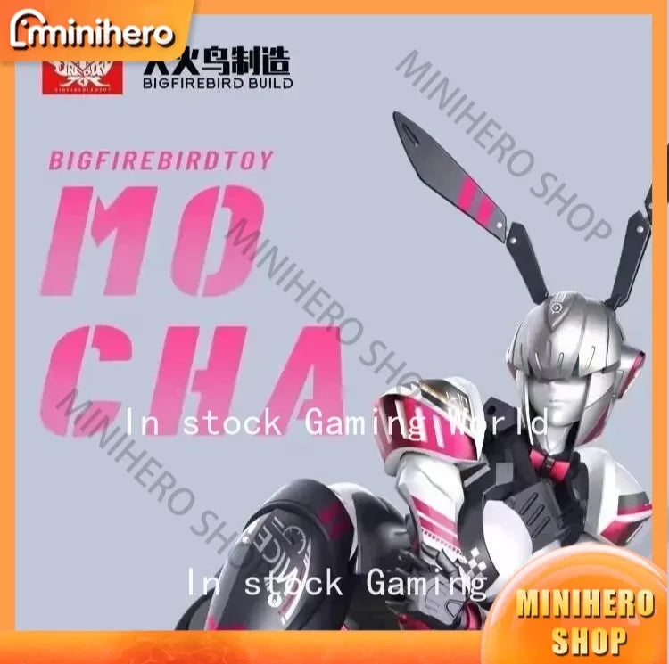 In Stock BIGFIREBIRD BUILD MOCHA MOKA EX01 PLUS Transforming Alloy Robot Toy with ARCEE Car Mode Action Figure for Adults