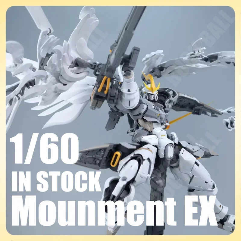 IN STOCK Mounment EX Assembly Model Kit Strange Stutio PG 1/60 Tallgeese Oz-00ms Mech Robot Action Figures Statue Model Toy