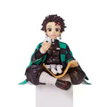 Demon Slayer Figure Sitting Anime Figurine Instant Noodles Car Decorative Craft Home Garden Display Toy Collectible