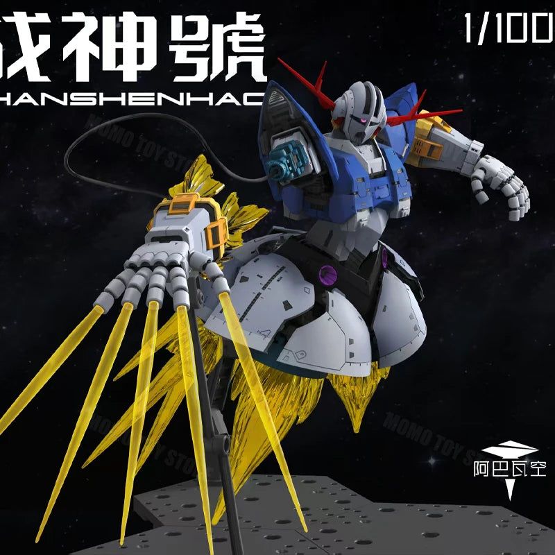 ABAWAKONG MODEL  MG 1/100 MSN-02 Zeong RG Enlarged Version Assembly Model Kits Plastic skeleton Robot Plastic Model Gifts Toys