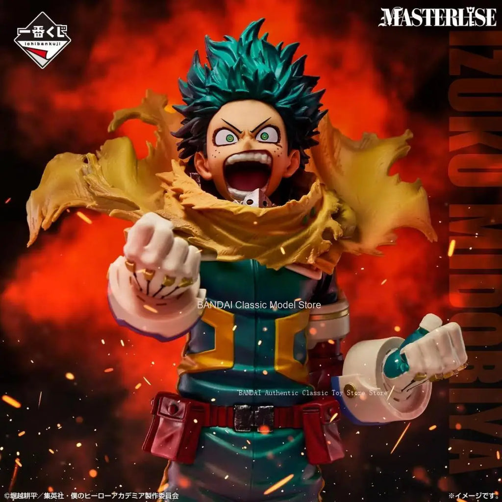 In Stock Original Bandai Ichiban Kuji My Hero Academia Izuku Midoriya Katsuki Bakugo Endeavor Hawks Anime Figures Model Gift
