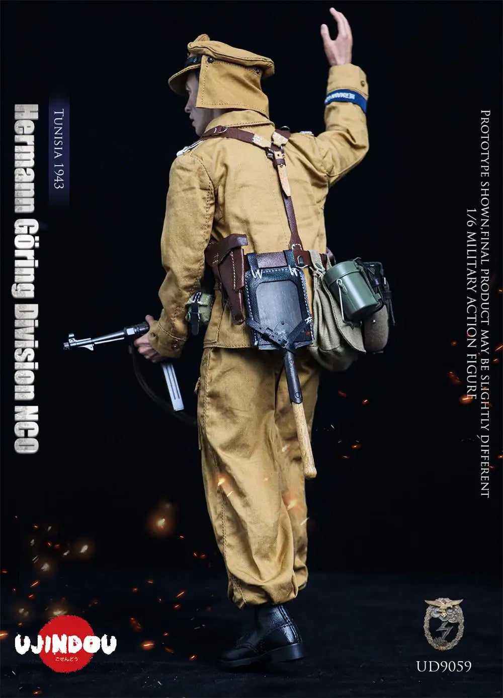 In Stock For Sale 1/6th UJINDOU UD9059 The Soldier Doll Full Set Moveable Action Figure Tough Guy Man About 12" For Fans