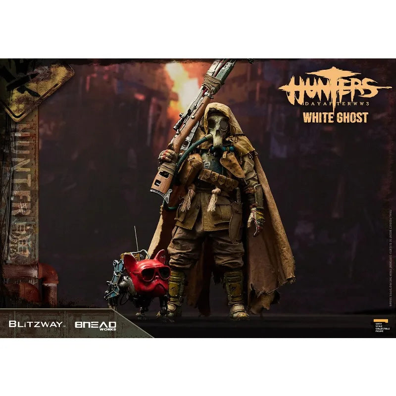 Spot Blitzway BW-UMS 11801 1/6 Hunter After World War III White Ghost Action Figure Toy Gift Collection
