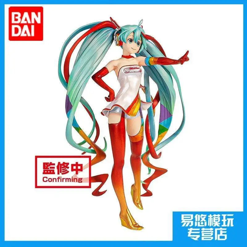 Bandai Banpresto Chronicle Hatsune Miku Racing Queen 2016 Prize Anime Figure PVC Statue For Collectors Home Display Model