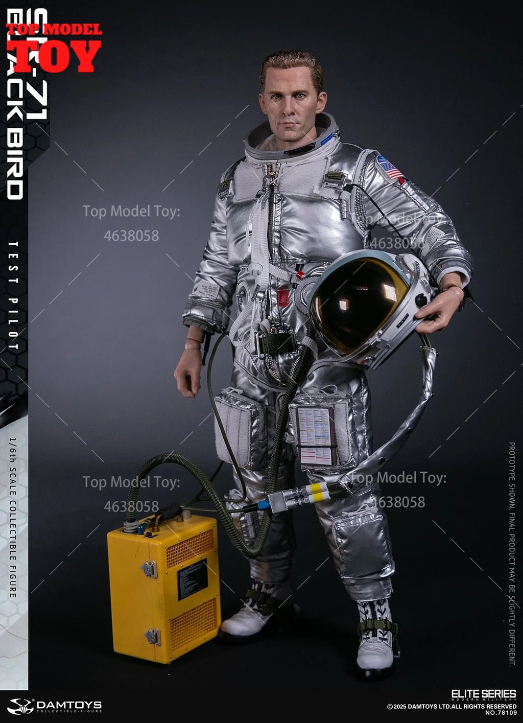DAMTOYS SR-71 78109 U-2 78110 1/6 Scale Pilot Test Pilot Action Figure Dolls 12'' Male Soldier Full Set Model Collectible Toy