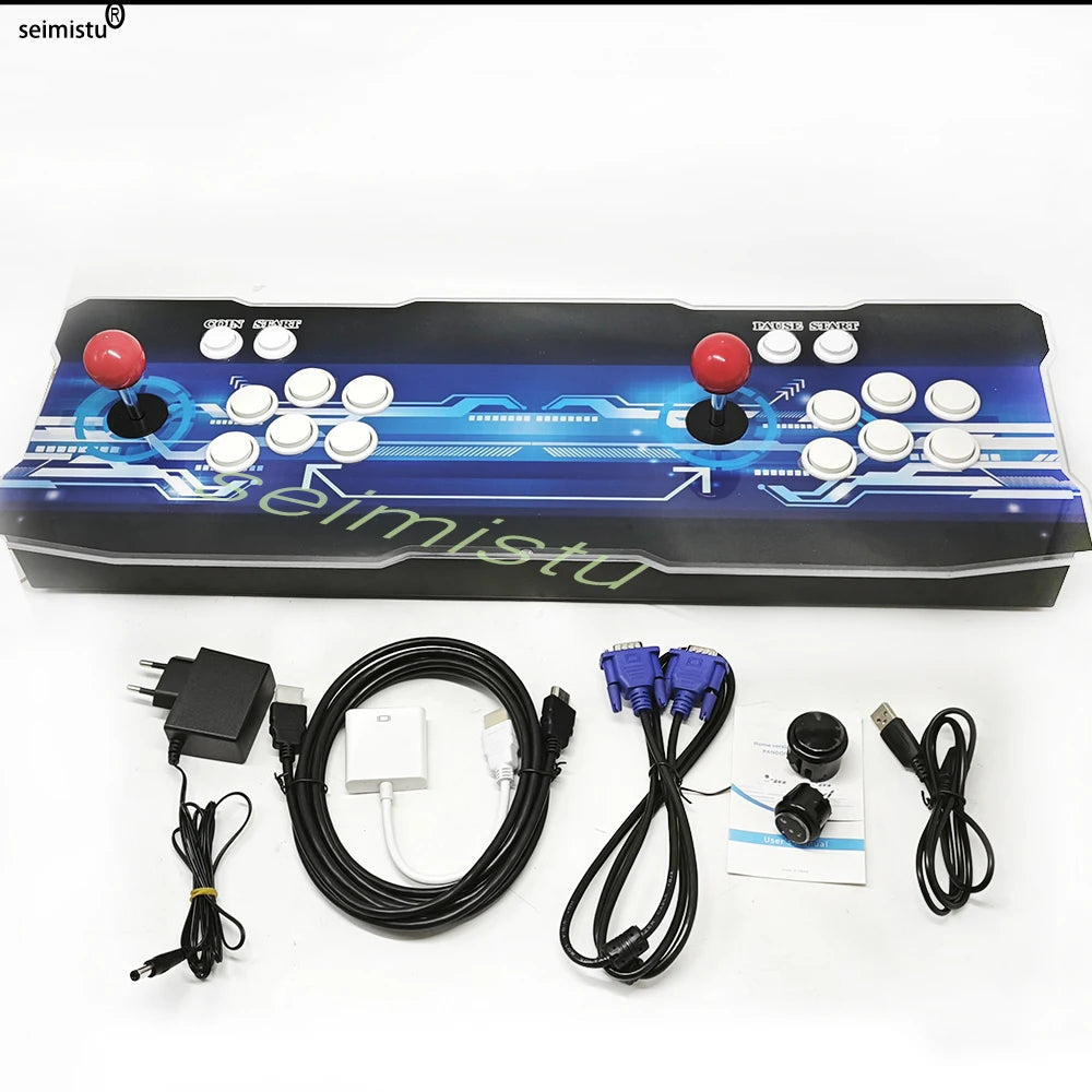 Pandora 30000 in 1 Arcade Console Box 3D Retro Video Game Machine with Game Board 8 Way Joysticks & Push Buttons 40S S812 Chip