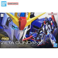 Bandai Original Genuine Figure Gundam Model Kit RG 1/144 MSZ-006 Zeta Gundam Collection Action Figure Model Kids Toys Gifts