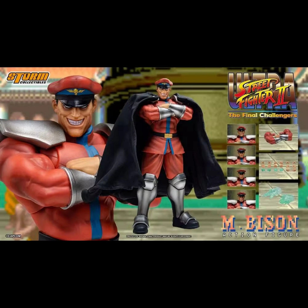 In Stock 100% Original Storm Toys ST 1/12 SF Street Fighter M·Bison Vega Anime Action Figures Toys Models PVC Gift Collector