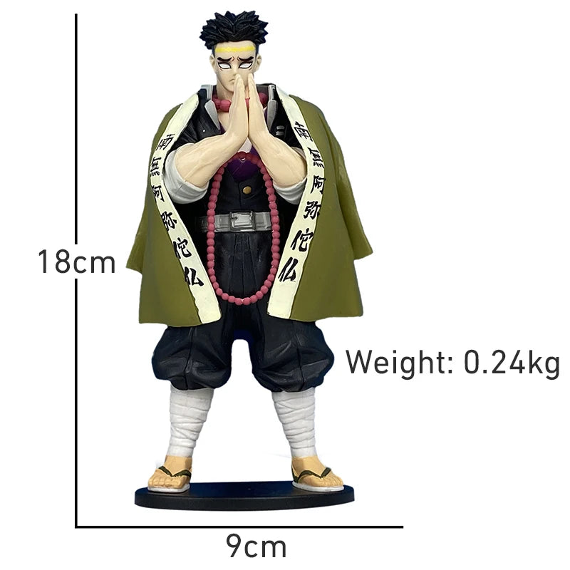 Original Bandai Ghost Killer Anime Same Model The Strongest Of Nine Pillars Himejima Kyoumei Demon Slayer Figure Kids Toys Gifts
