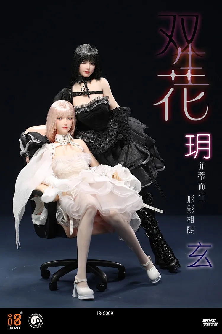 In Stock I8TOYS I8-C009 1/12 Scale Female Warrior Handsome  Twin Flowers Clothing Set Fit 6inch Action Figure Model Toys