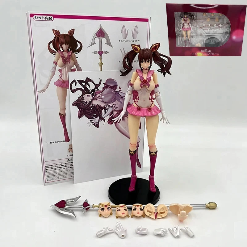 Taimanin RPGX Ingrid Beach Empress Anime Figure SECOND AXE Yukikaze Mizuki/Asagi/Sakura Igawa Action Figure Model Doll Toys 32cm