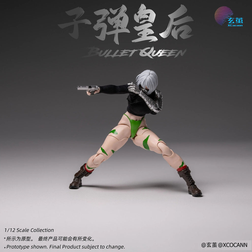 100%Brand New Official AuthenticXuanjian Studio 1/12 Bullet Queen Movable Eyes Cloth Outfit Articulated Action Figure Collectibe