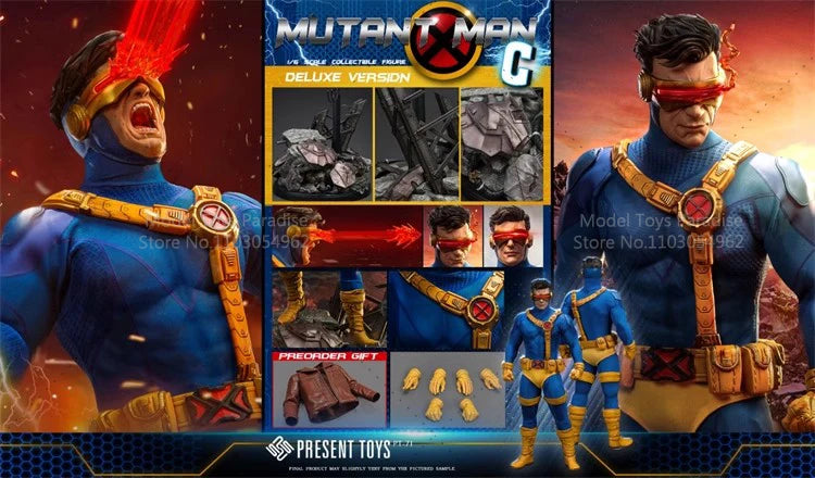 PRESENT TOYS PT-sp70 PT-sp71 1/6 Collectible Toys Cyclops Super Hero Men Soldier 12inch Action Figure Model Gifts