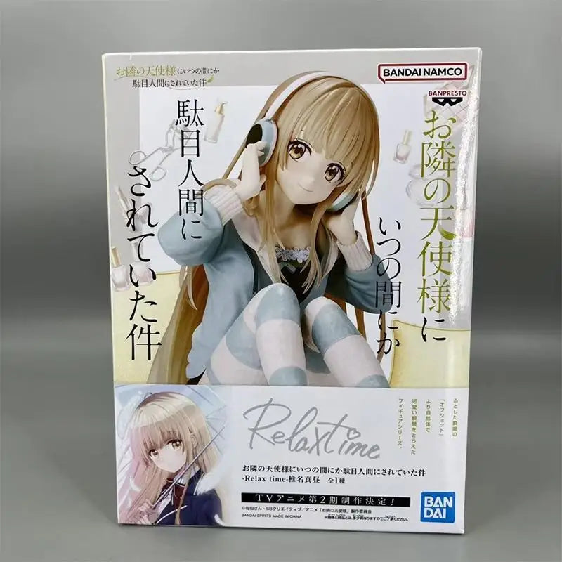 Bandai In Stock Original Banpresto Shiina Mahiru Pvc 16Cm Desktop Decoration Anime Action Figures Model Collection Toys Gifts