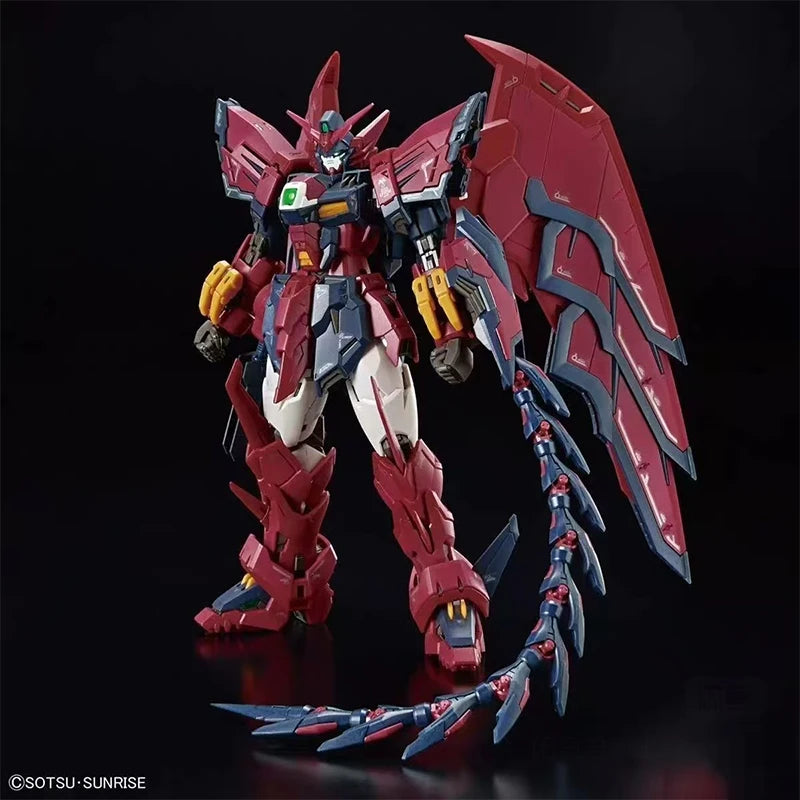 In Stock Bandai Rg Gundam Epyon Action Figure Anime Mobile Suit Gundam Wing Oz-13Ms Assembly Model Boxed Toys Gifts