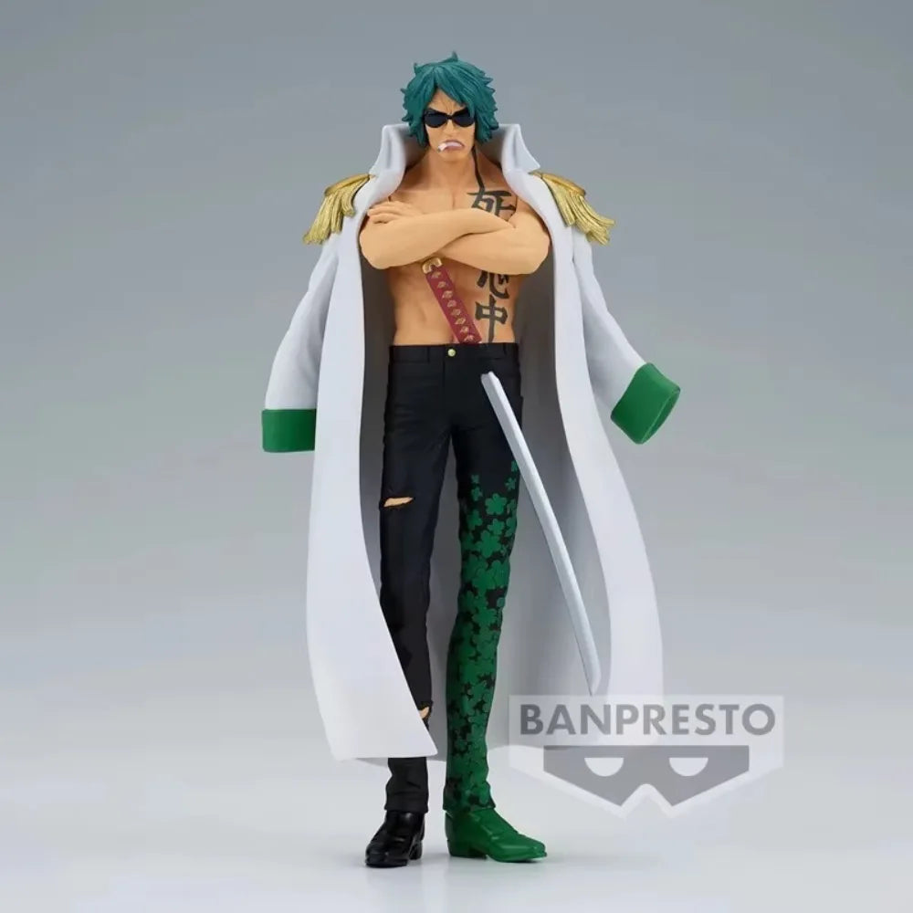 Bandai Original Banpresto Anime One Piece DXF Aramaki Green Bull 17CM PVC Action Figure Sammeln Modell Spielzeug Gitts