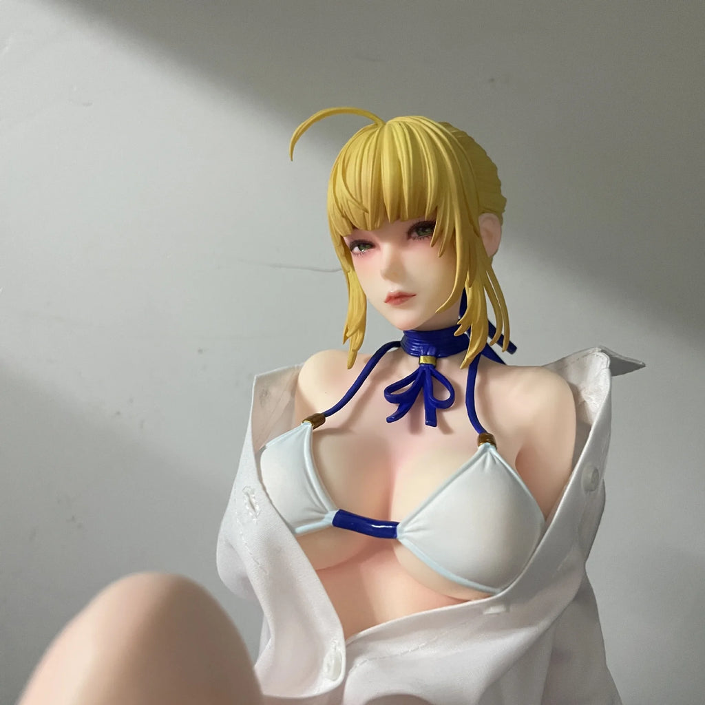 19cm Fate/Grand Order Altria Pendragon Anime Girl Figure Saber Alter Action Figure Minamoto no Raikou Figure Model Doll Toy Gift