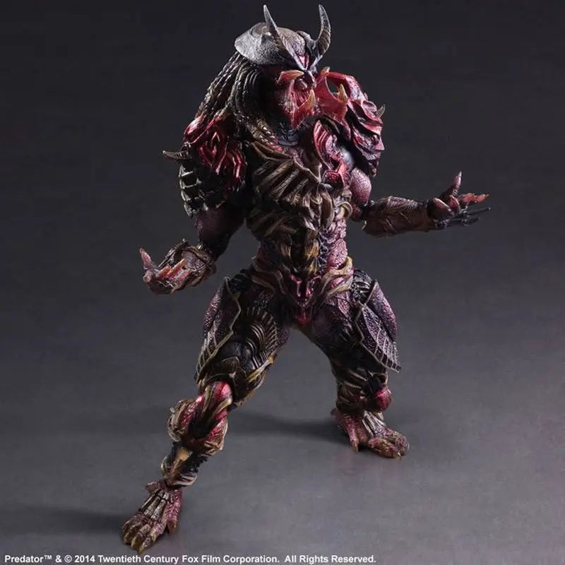27cm New Spot Pa Changed Iron Warrior Variant Predator Doll Hand-Made Model High-Quality Statue Collection Ornaments Toy Gift