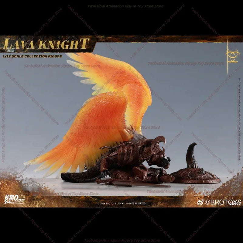 BROTOYS 1/12 Lava Knight Action Figure High Quality Gift Collection